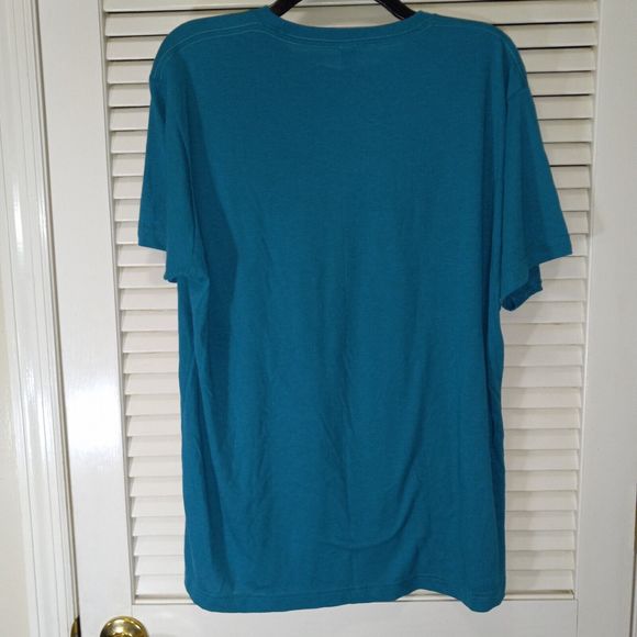 Christian T-Shirt Adult Size L Short Sleeve Green Crew Neck Gospel Jesus God - Picture 6 of 9
